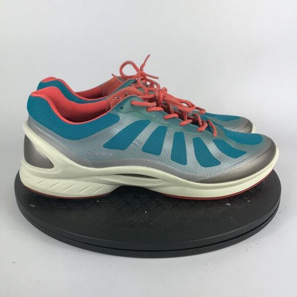 Ecco Biom Performance Comfort Athletic Shoes Blue/Orange EU 41 Men’s Size 7.5 - Picture 4 of 12